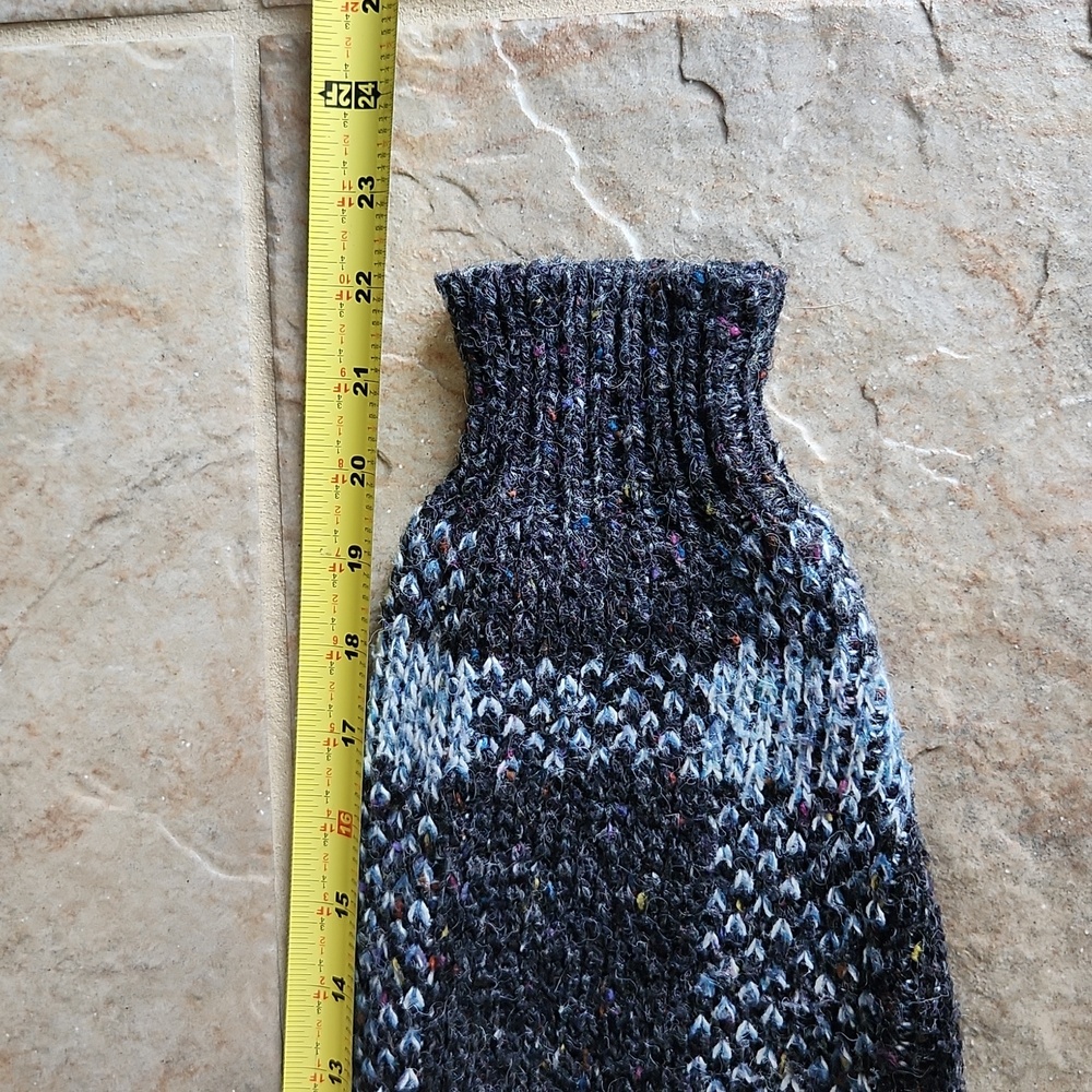 Plaid Crewneck Wool Blend Sweater Vintage Peter England - Picture 10 of 15